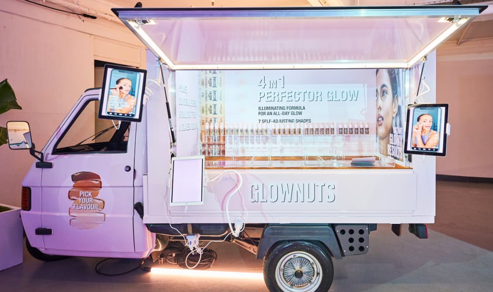 Look Left gets power to its 'Glownuts' promotional vehicle.