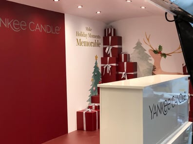 Inside the Yankee Candle Airstream, which went on a press drop at media houses.