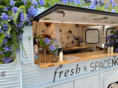 A collaborative vehicle for Fresh and SPACE NK, as part of a product marketing event.