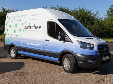 The side of the Switchee electric van