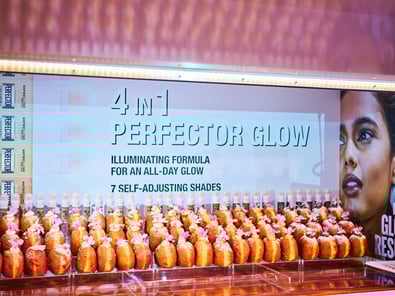 Free product samples in the Maybelline Promotional vehicle.