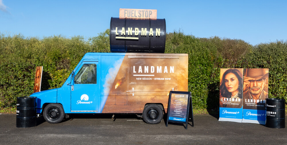 A Landman US postal van Utilimaster, used by food and drink brands, as well as Paramount Pictures.