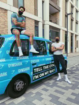 Blue Gym Shark London Black cab Taxi