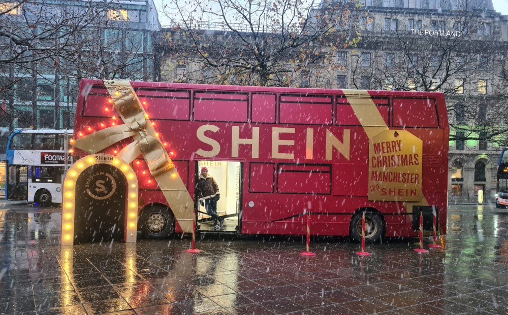 Shein Christmas Bus 