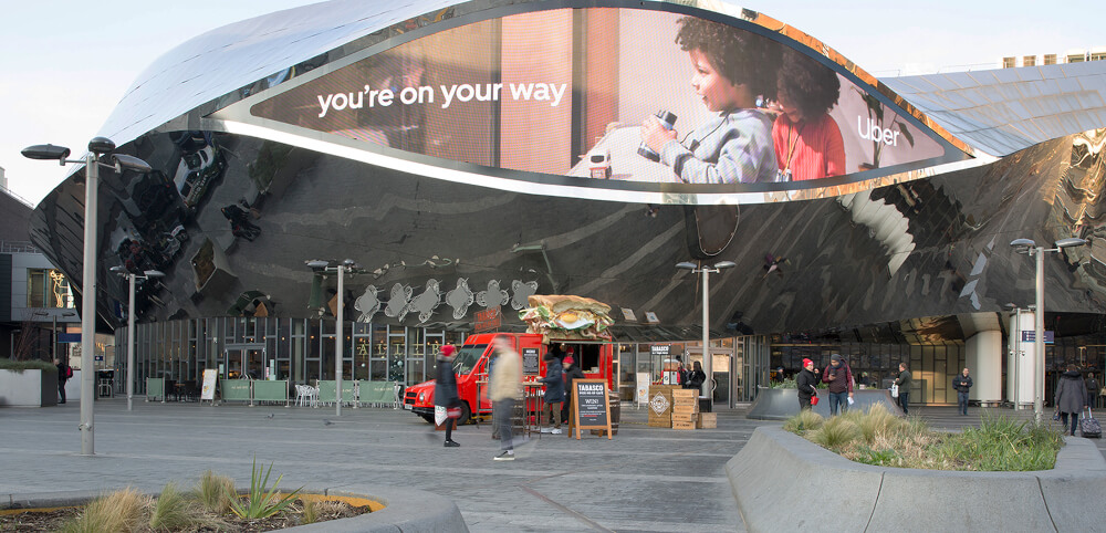 The Tabasco truck at Birmingham's New Street