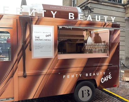 Fenty's cafe US postal van.