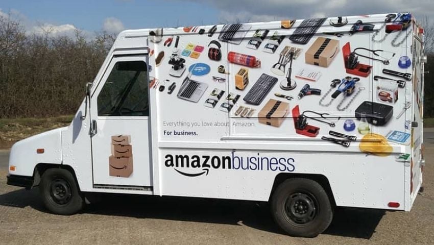 Amazon US Postal Truck