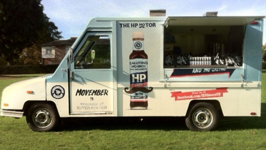 US Postal van_HP Movember fundraiser tour