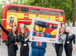 Lego product launch using Routemaster bus