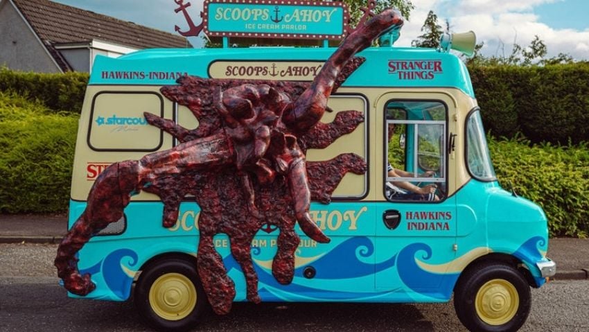 Stranger Things ice cream van PR campaign