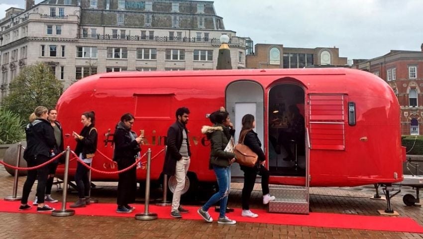 Café Rouge Airstream hire for brand activation