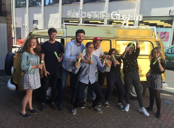 Sampling & awareness campaign for Uber using a VW camper van