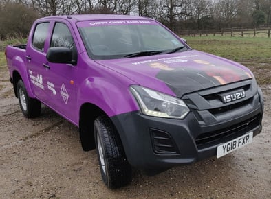 Absolute Radio Tour - promotional pick up truck