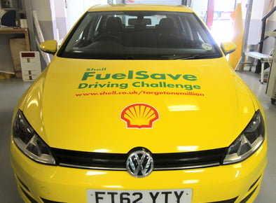 Shell driving tour branded promo car hire