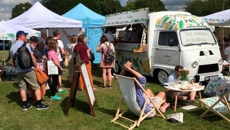 Boursin Renault Estafette food truck hire