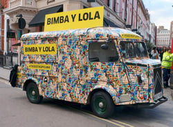 Bimba y Lola collection launch using branded H-Van during London Fashion Week 