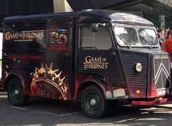 Game of Thrones series launch using branded H-van