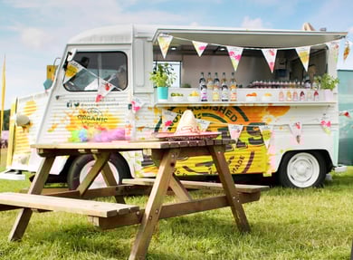 Citroën H-Van Rocks drinks sampling