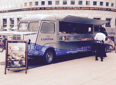 Lurpack H-Van food sampling activation
