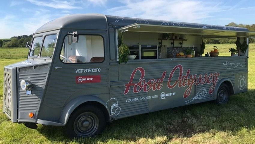 Food Odyssey Citroen H Van hire with kitchen fit-out