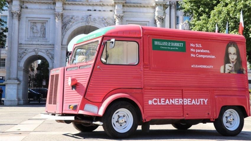 Holland and Barrett Citroen H Van hire for brand activation