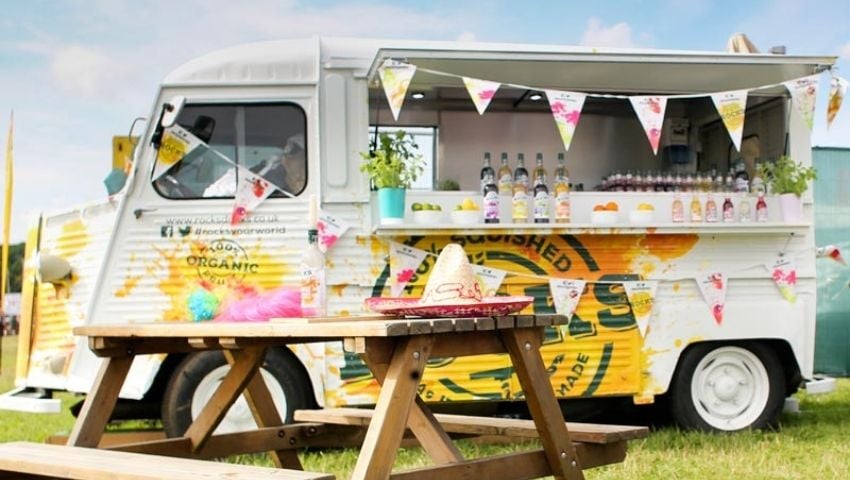 Rocks Citroen H Van drinks sampling truck