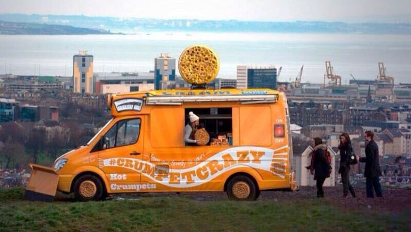 Warburtons crumpet ice cream truck hire