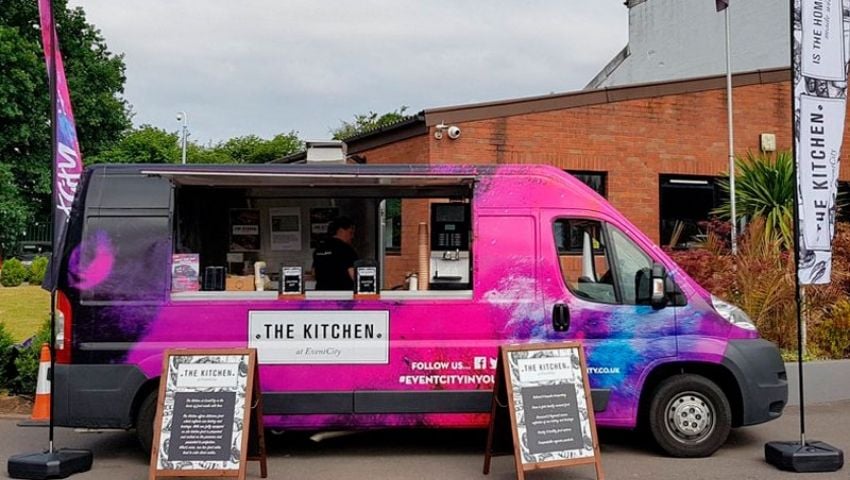 Event City Kitchen food sampling van