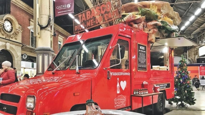 Tabasco food sampling truck