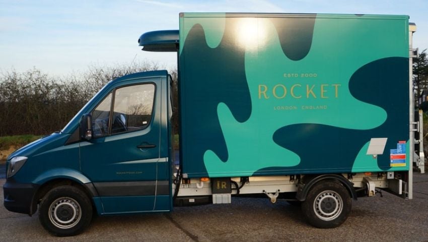Rocket chiller van hire for campaign vehicle support