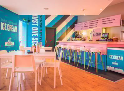 The Fuller's ice cream house brand activation