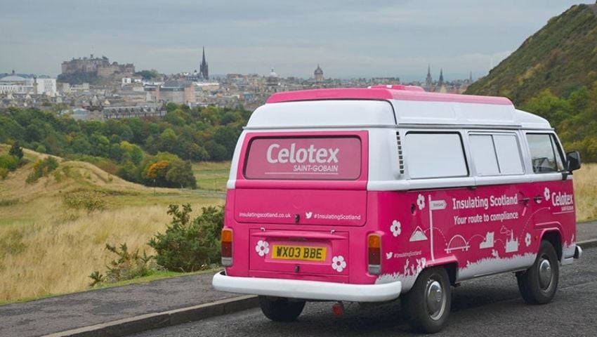 Celotex promotional VW camper van tour