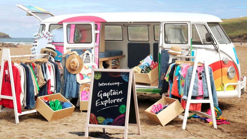 Gap VW Camper van hire for brand campaign