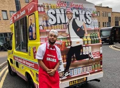 Jax Jones album launch using ice cream van hire