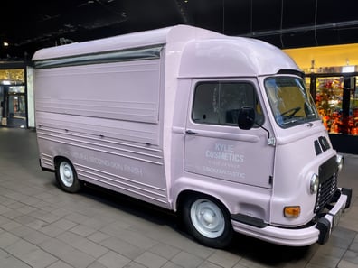 the Kylie Cosmetics promotional vehicle