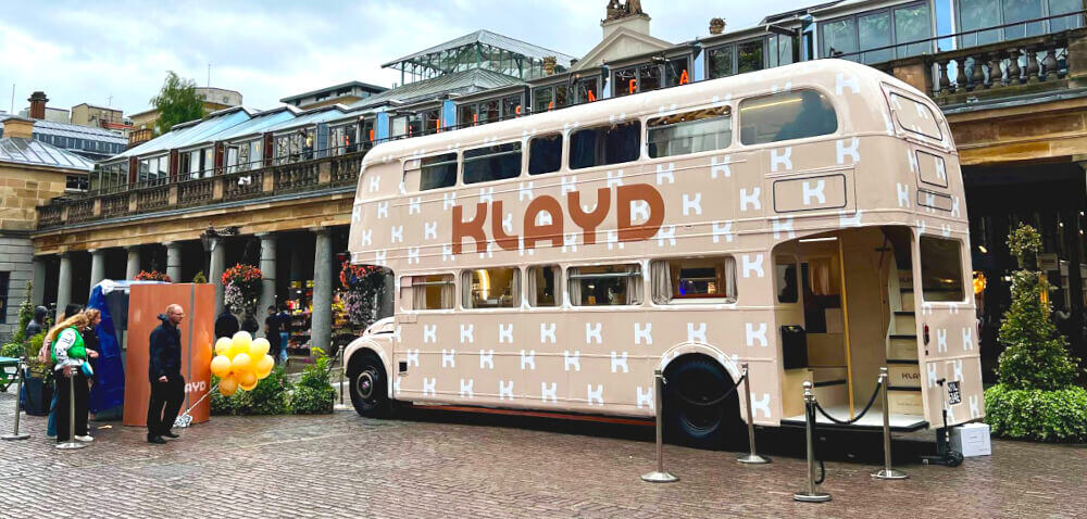 The Klayd Routemaster for a brand campaign in Covent Garden