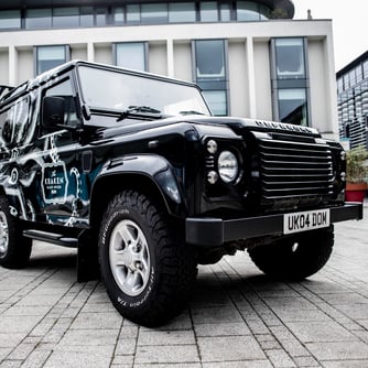 Black Kraken Land Rover Defender