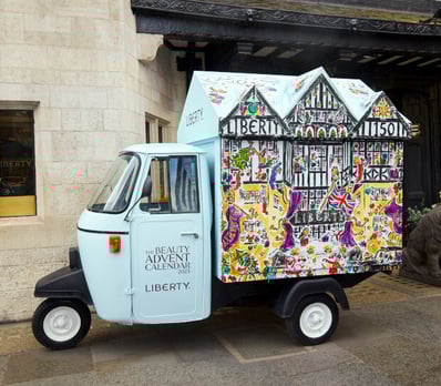 The Liberty advent calendar 2025 Piaggio Ape.