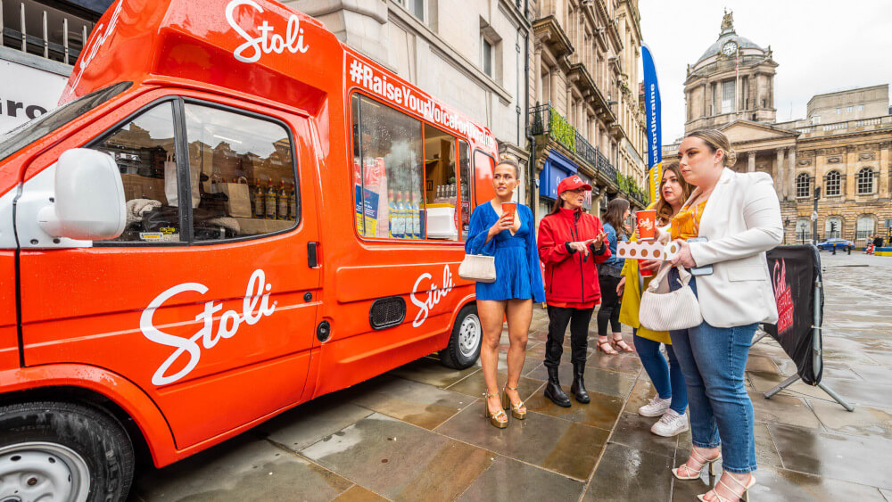 The Stoli ice cream van in Liverpool