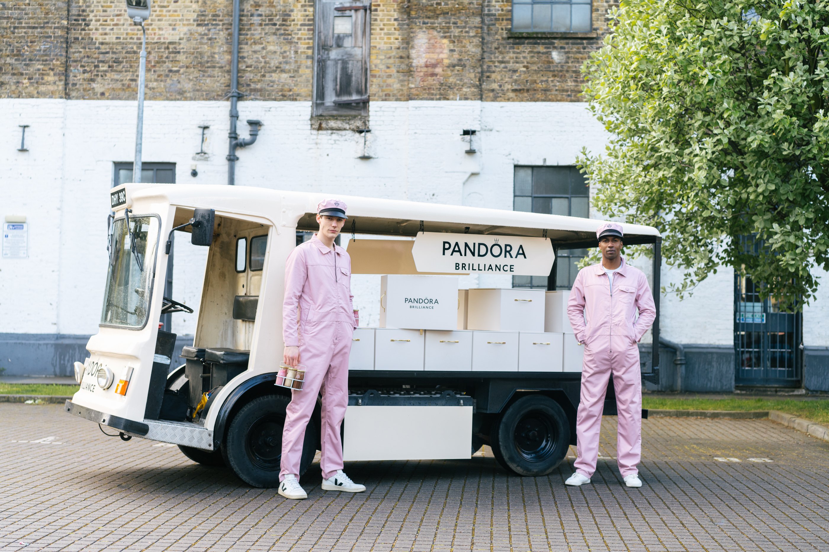 Electric milk float hire for Nyx brand campaign