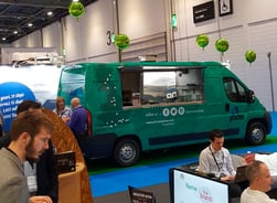 Proctor green modern catering van