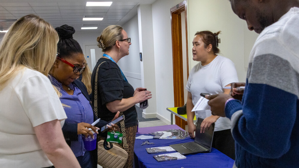 My Money Matters staff engaging with the public as part of a live awareness campaign.