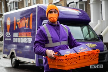 Twirl Exhibition Vehicle purple orange