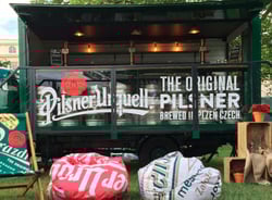 Pilsner Urquell converted vintage bar