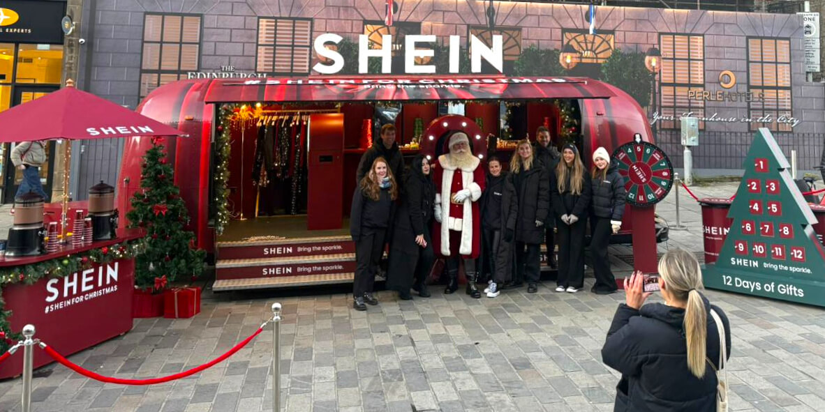 SHEIN's brand experience Airstream for winter 2025