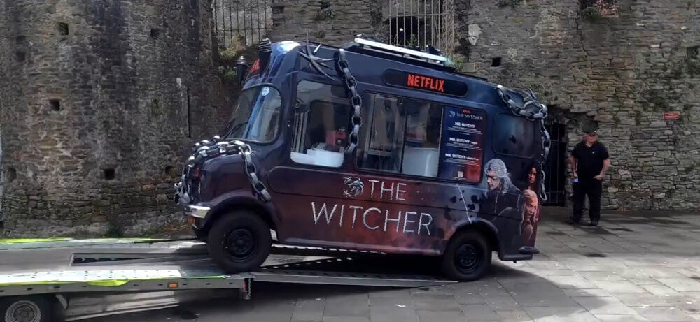 Witcher Banksman - One of our promotional vehicle services