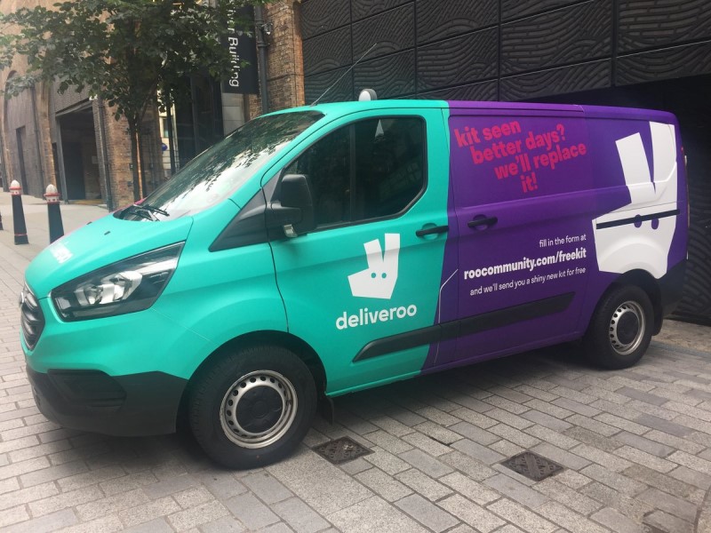 Deliveroo Ford Transit Van