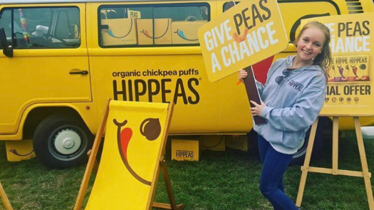 Hippeas product launch activity using a VW camper van