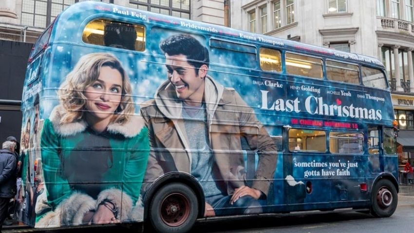 Last Christmas Routemaster bus hire for PR stunt