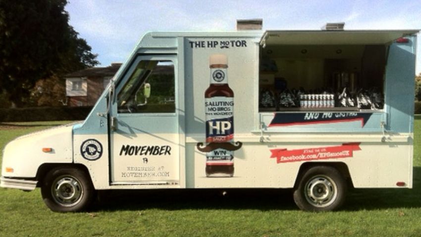 HP Sauce postal truck hire for food sampling campaign